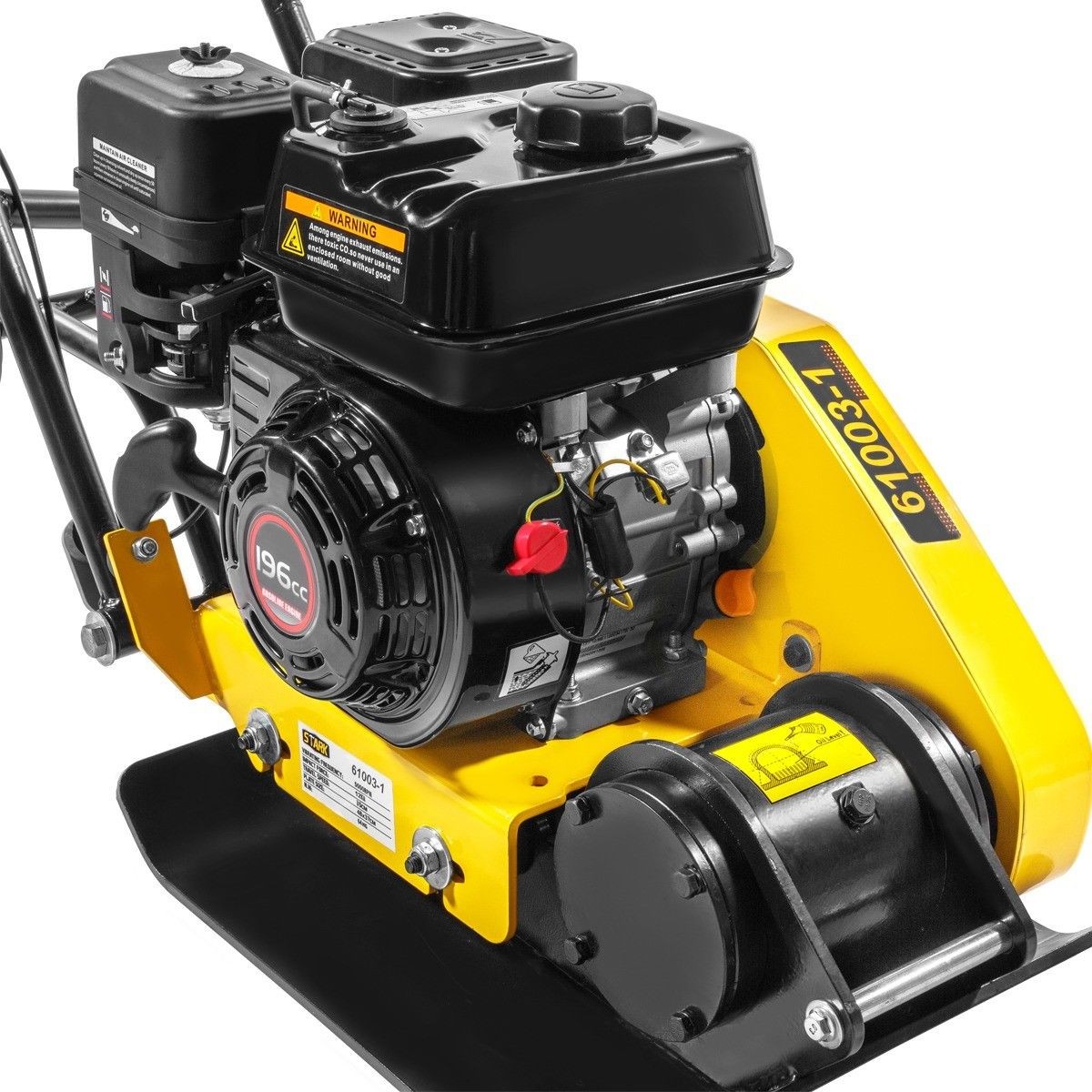 7.0hp Walk-Behind Vibratory Plate Compactor soil Dirt Rammer 212cc EPA Engine