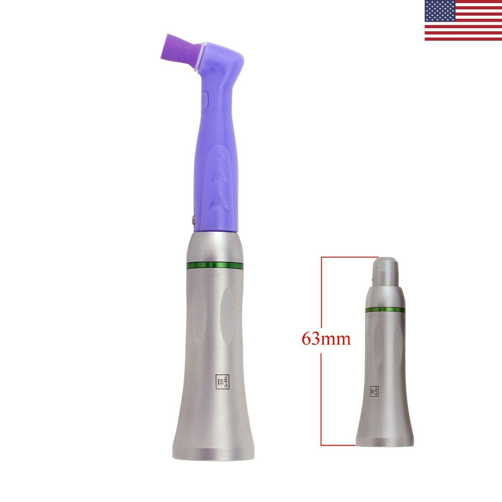 US Dental Hygiene Prophy Handpiece Air Motor, 4:1 Nose cone, 360° Swivel, NEW