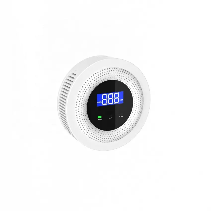 Smart Gas Leak Detector Wifi Digital Natural Gas Leakage Alarm Led Sensor
