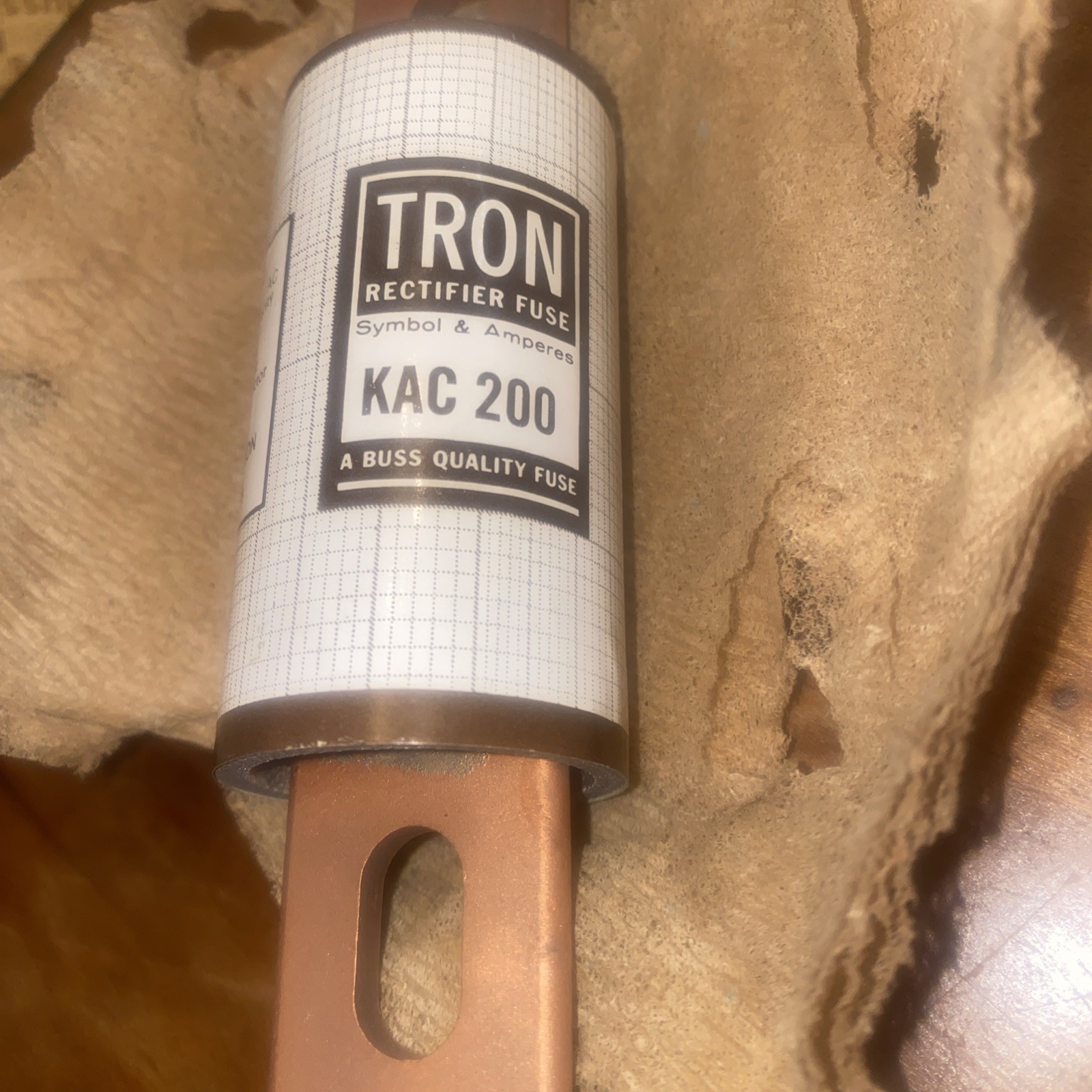 BUSS BUSSMANN TRON KAC 200 Rectifier Fuse 35 AMP 250V