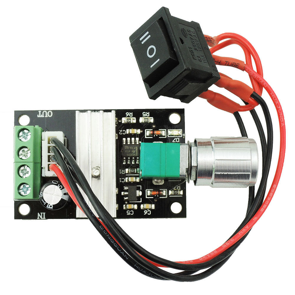 6V-28V 3A 80W PWM DC Motor Speed Controller Reversible Switch Governor 1203BB