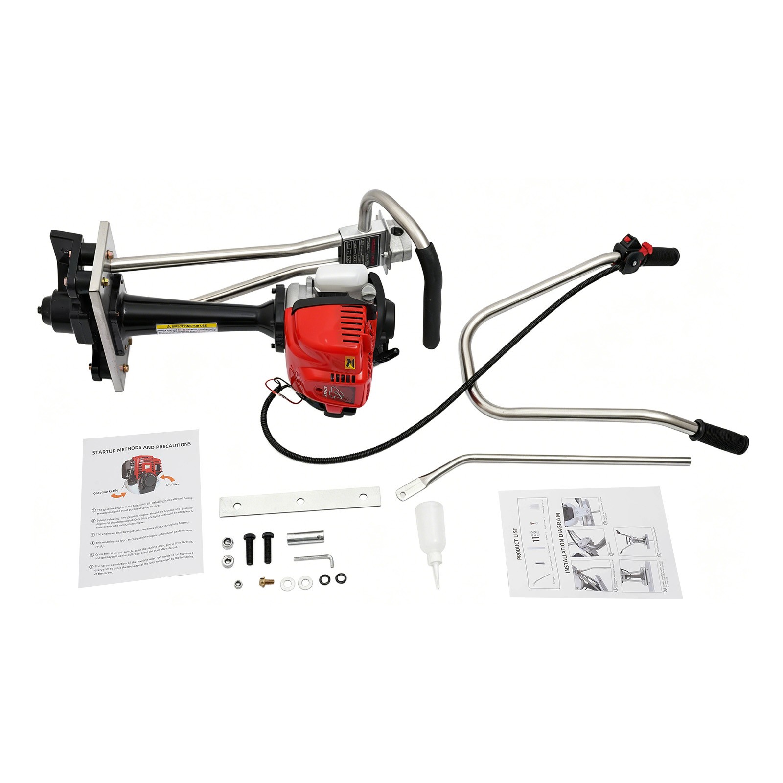 900W 4-Stroke Concrete Vibrating Machine 35.8CC Concrete Vibrating Machine