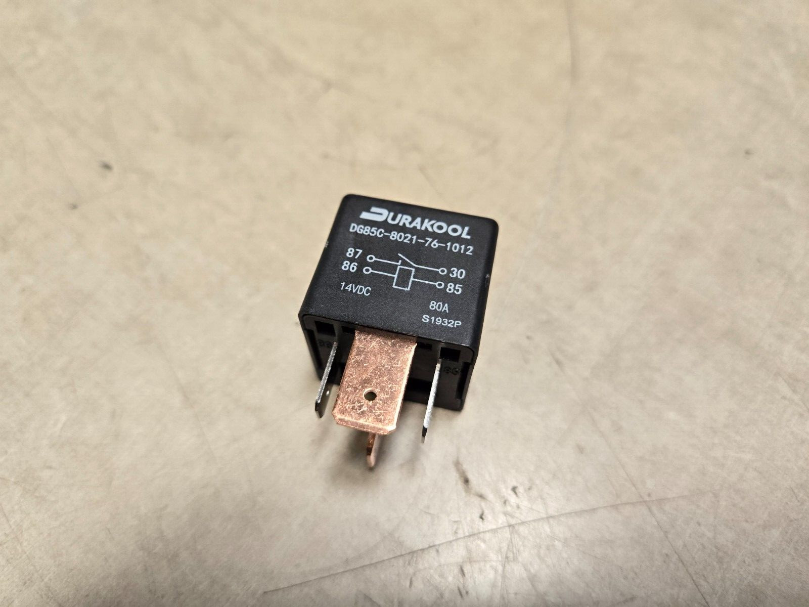X1 Durakool Automotive Relay 14VDC DG85C-8021-76-1012