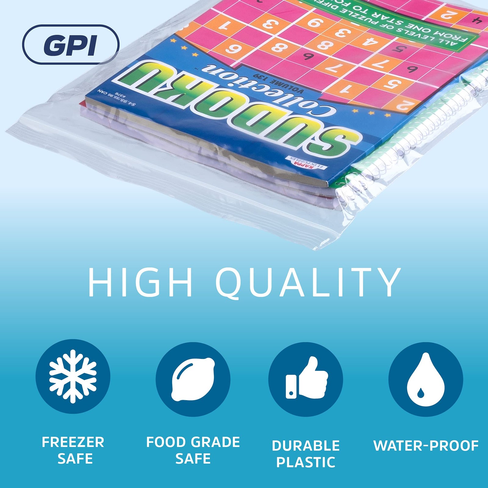 – 9″ x 12″ Zip Bags, 1000 Count, 2 Mil, Clear Plastic Reclosable Zipper Poly …
