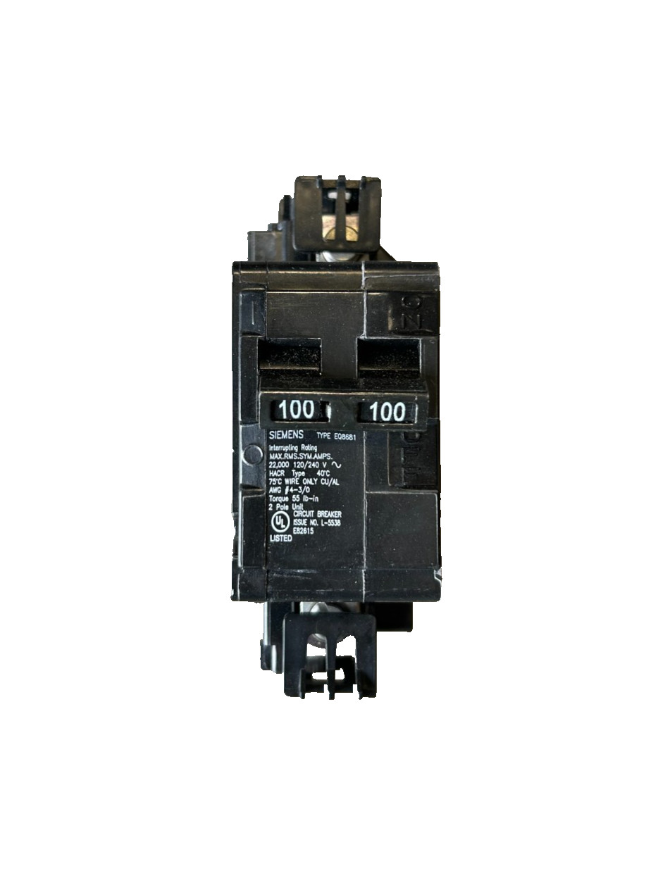 Siemens MBK100A Circuit Breaker 100A 2-Pole 120/240VAC
