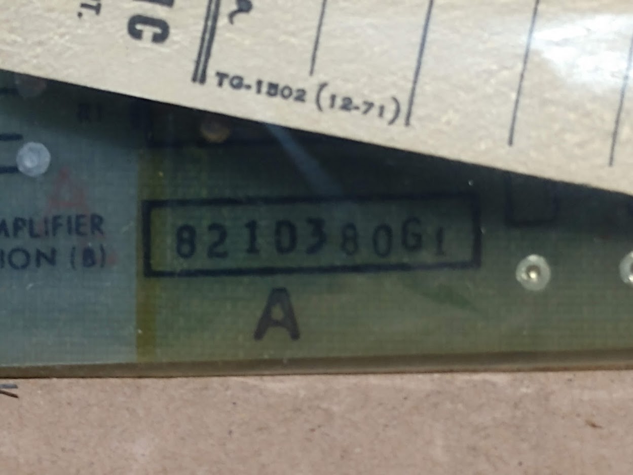 GE 821D380-G1 Amplifier Function Board