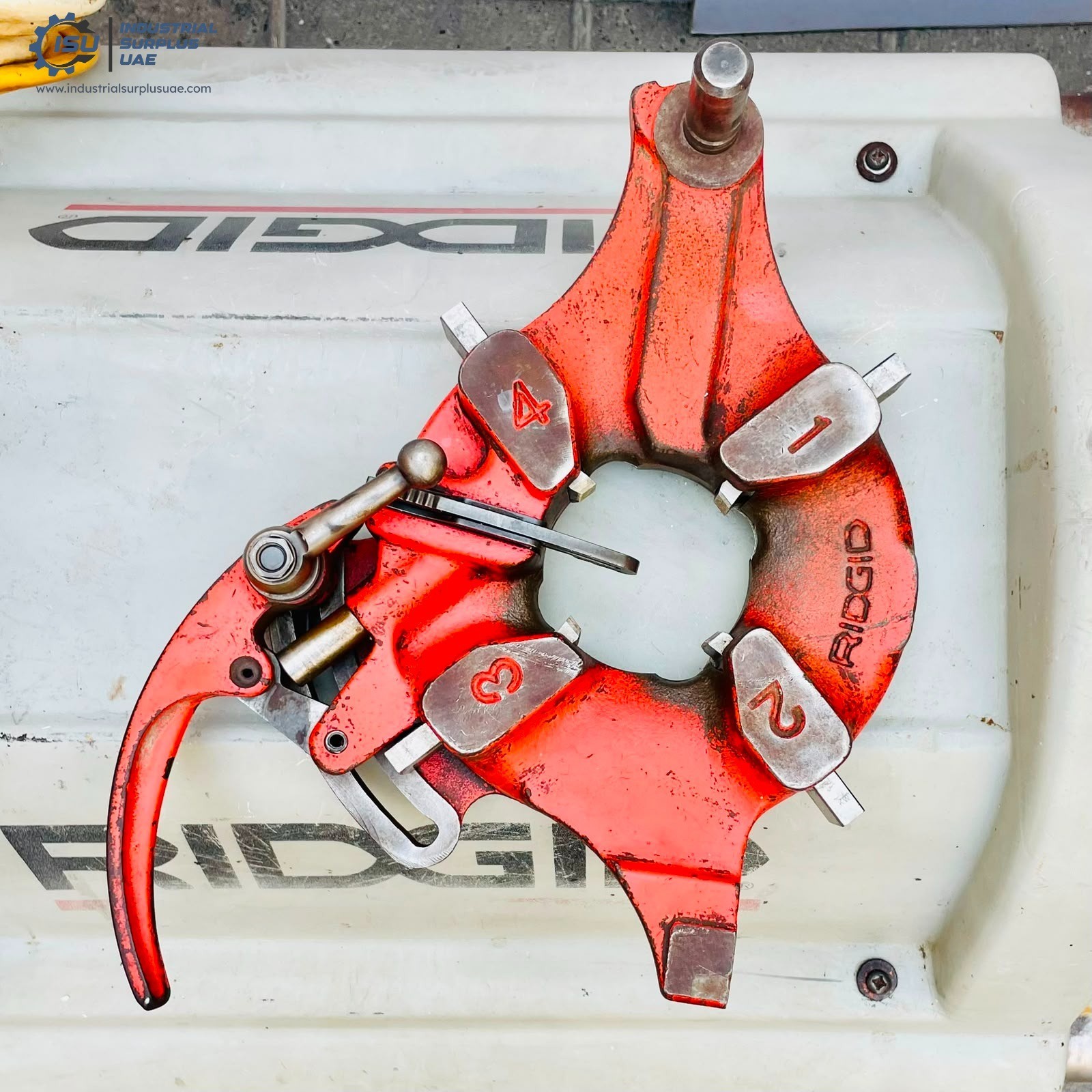 Ridgid 1224 Pipe Threader/Threading Machine 2-1/2″-4″ BSPT Die Heads 220V