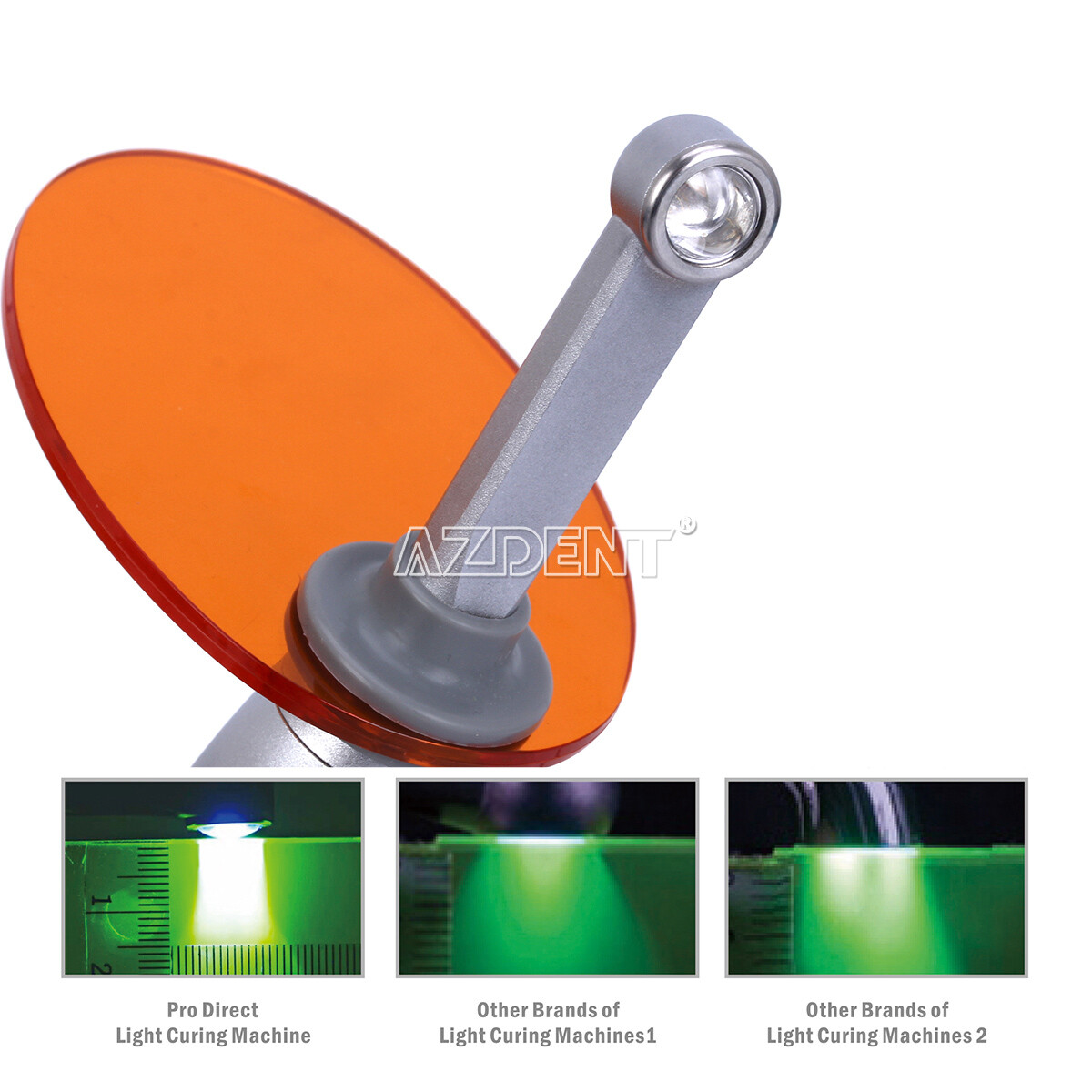 Dental Wireless LED PRO105 Curing Light Lamp 1 Second Curing Wide Spectrum