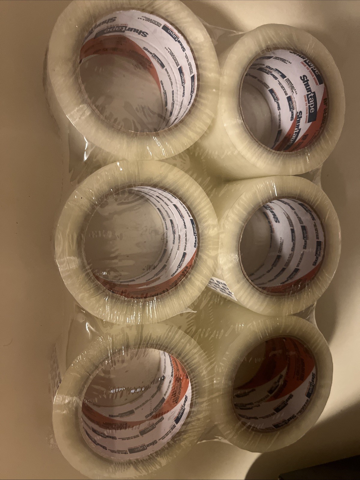 24 Count Shurtape HP 200 72MM x 100M (2.83in W x 328 Ft L) Clear Packing Tape