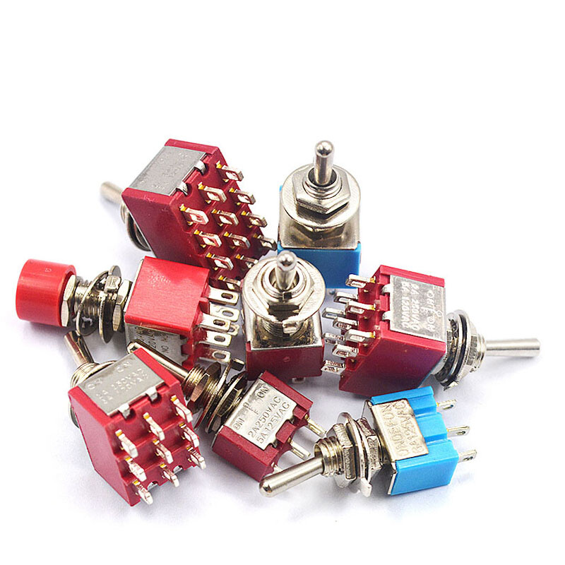 Toggle Switch 2/3/4/6/9/12 Pin 2 3 Position for Boat Car Dashboard Model Railway