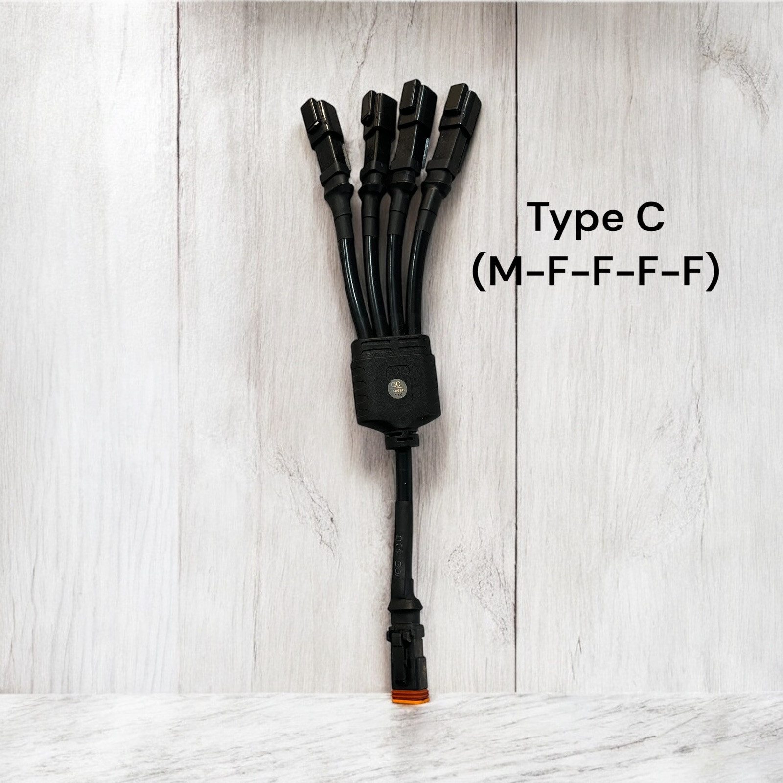 IP67 Y-type Waterproof Black DT Connector 2Pin Male and Female Splitter Deutsch