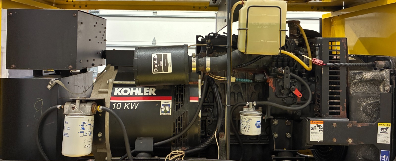 10KW Kohler Portable Diesel Generator, Kubota Diesel V1305, 120/240v 1P, WE SHIP
