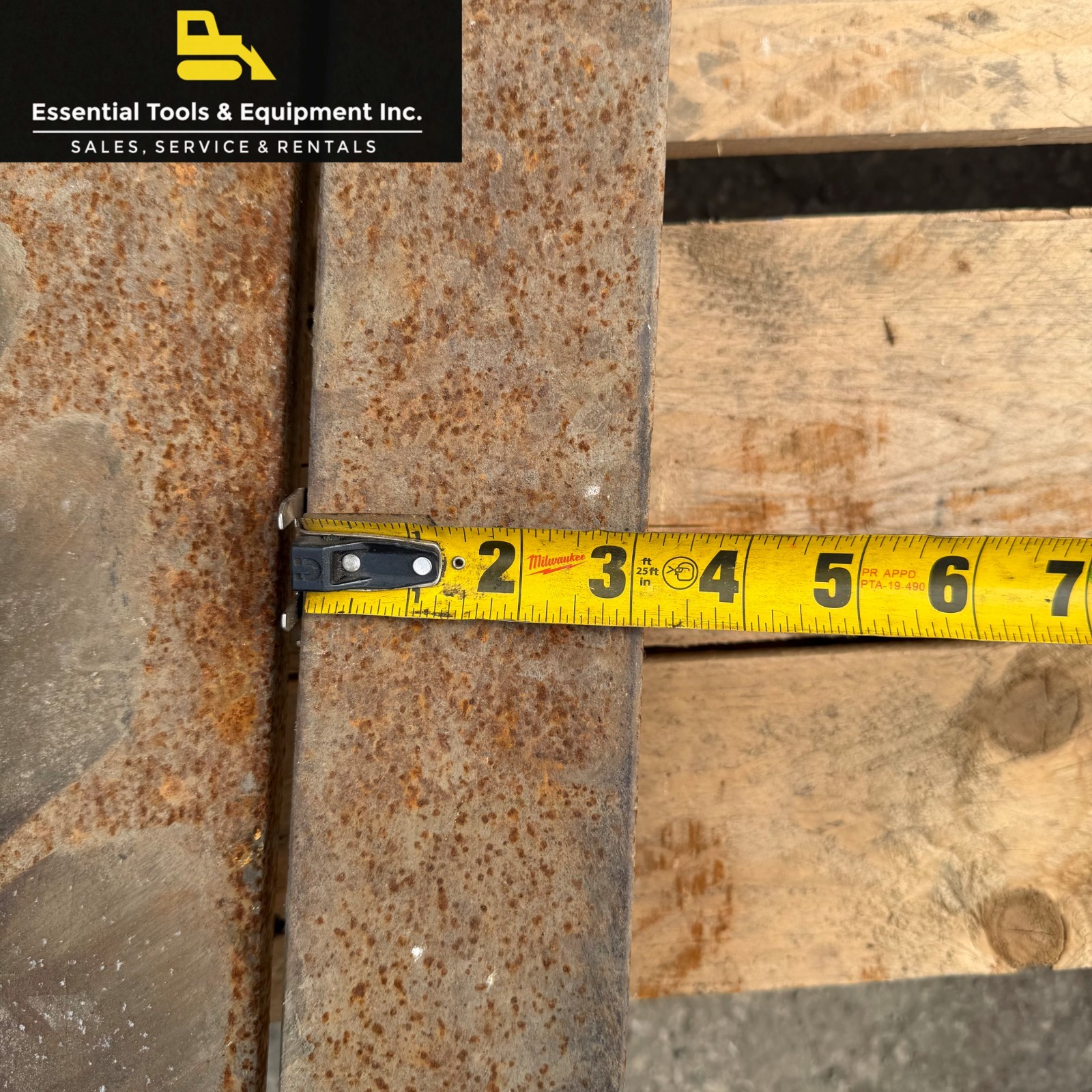 Cascade Single-Double 8,000 Lbs Pallet 42» Forklift Attachment Class III 3