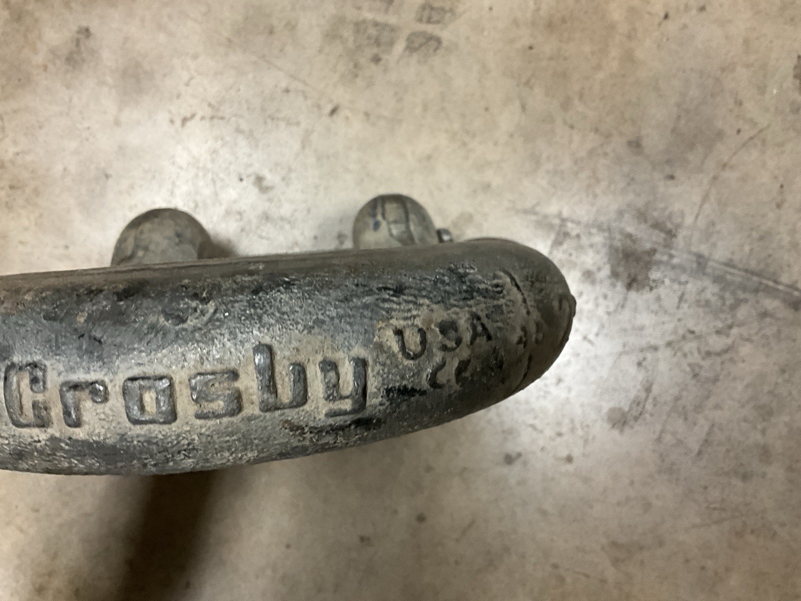 2″ Crosby Galvanized Anchor Shackle – Bolt Type – WLL 35 TON – Made In USA
