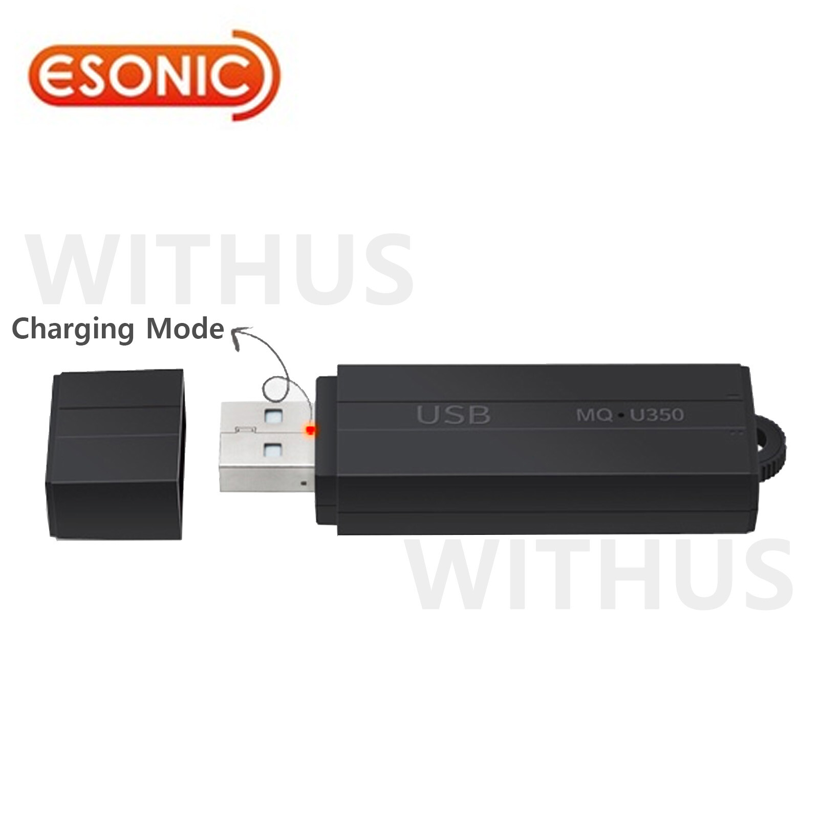 MQ-U350 USB Recording Device 8GB/16GB 25 Day Battery 14g