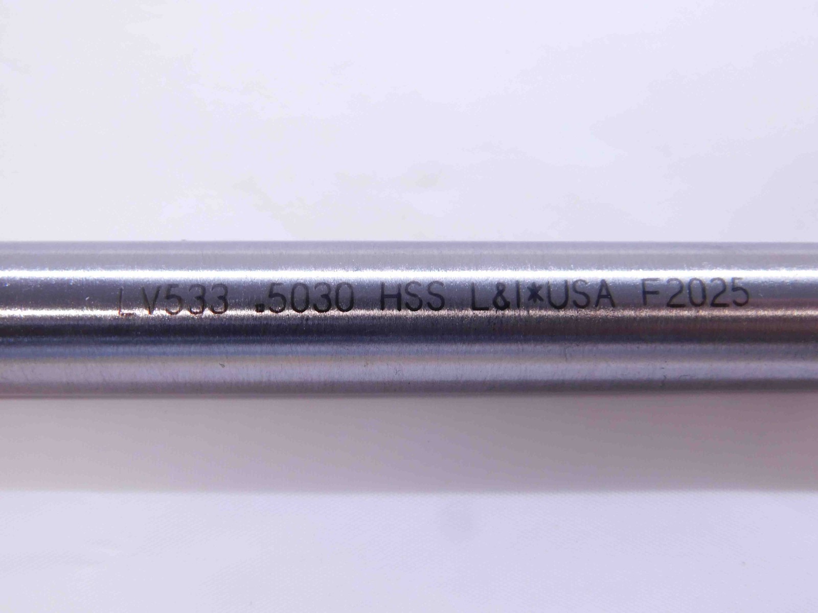 NEW 0.503 O.D. HSS CHUCKING REAMER 6 FLUTE .503 .5030 1/2 .5000 +.0030 OVERSIZE