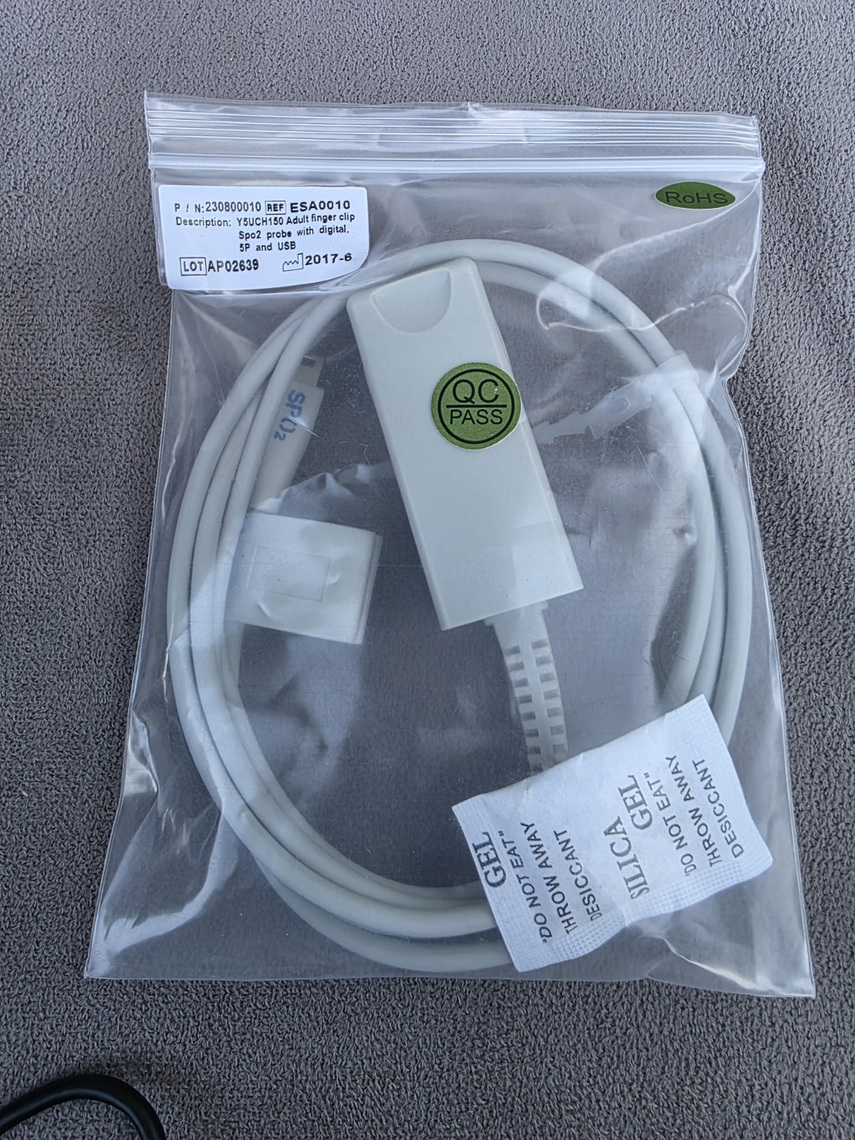 CONTEC CMS-M Multi-Functional Visual Stethoscope Used AS-IS For Parts Repair