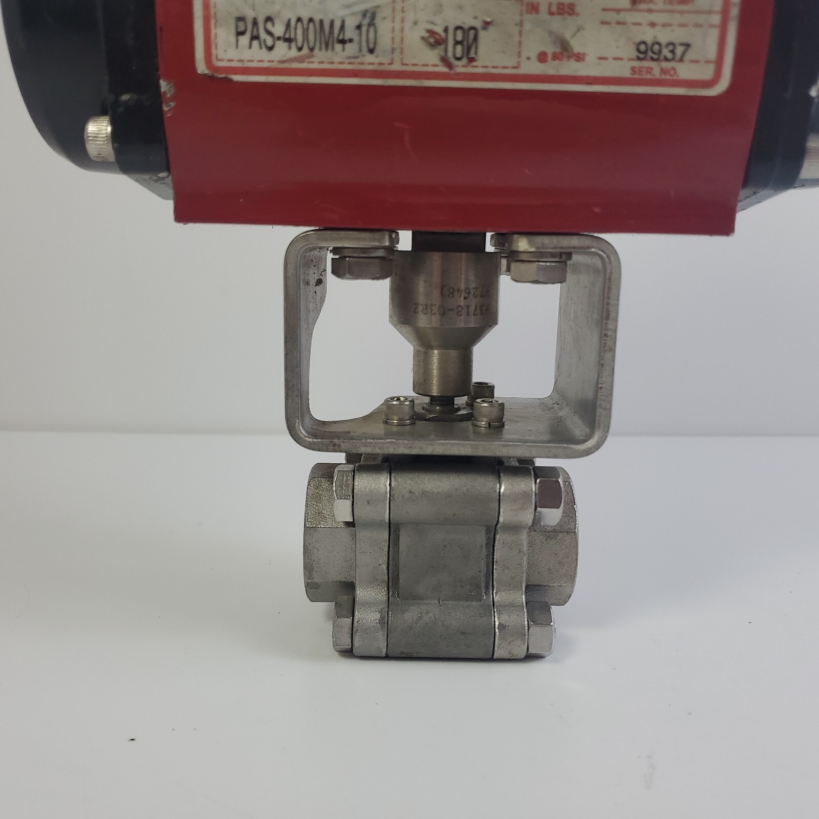 Watts Regulator Pneumatic Valve Actuator PAS-400M4-10 180 In Lbs Output 125 PSI