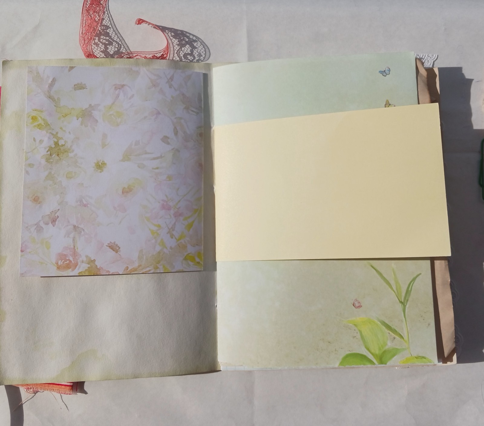 Garden Themed Junk Journal Soft Cover 50 pages