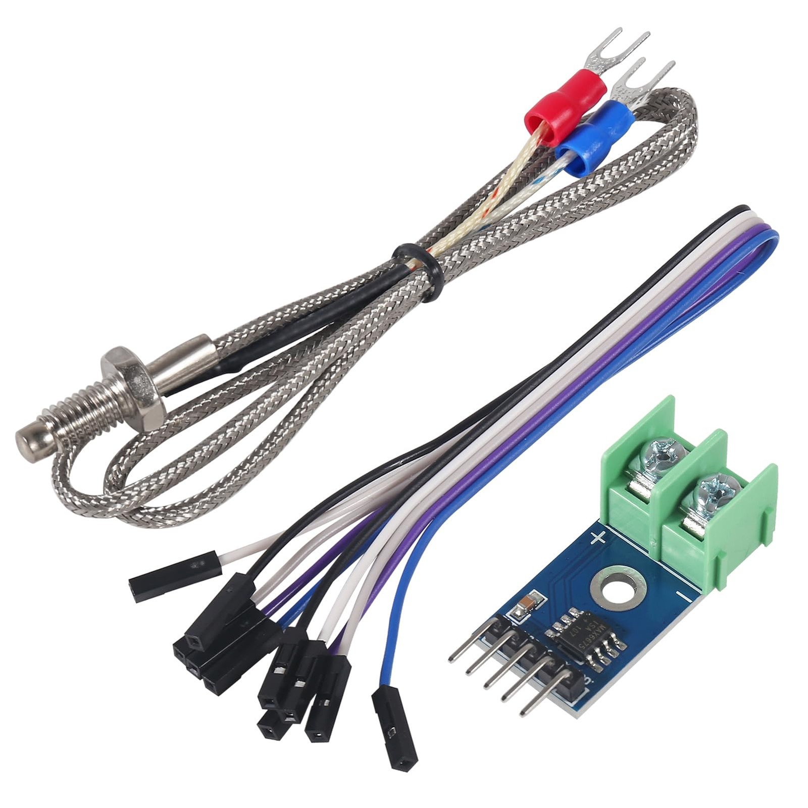 3pcs DC 3-5V MAX6675 Module + K Type Thermocouple Temperature Sensor Thermoco…