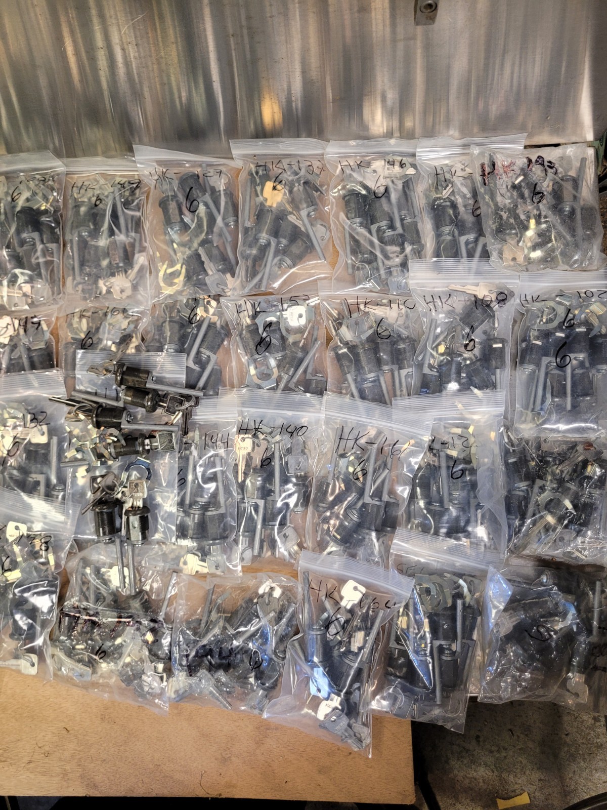 large lot of HK office furniture locks 300 locks drawer cabinet locks