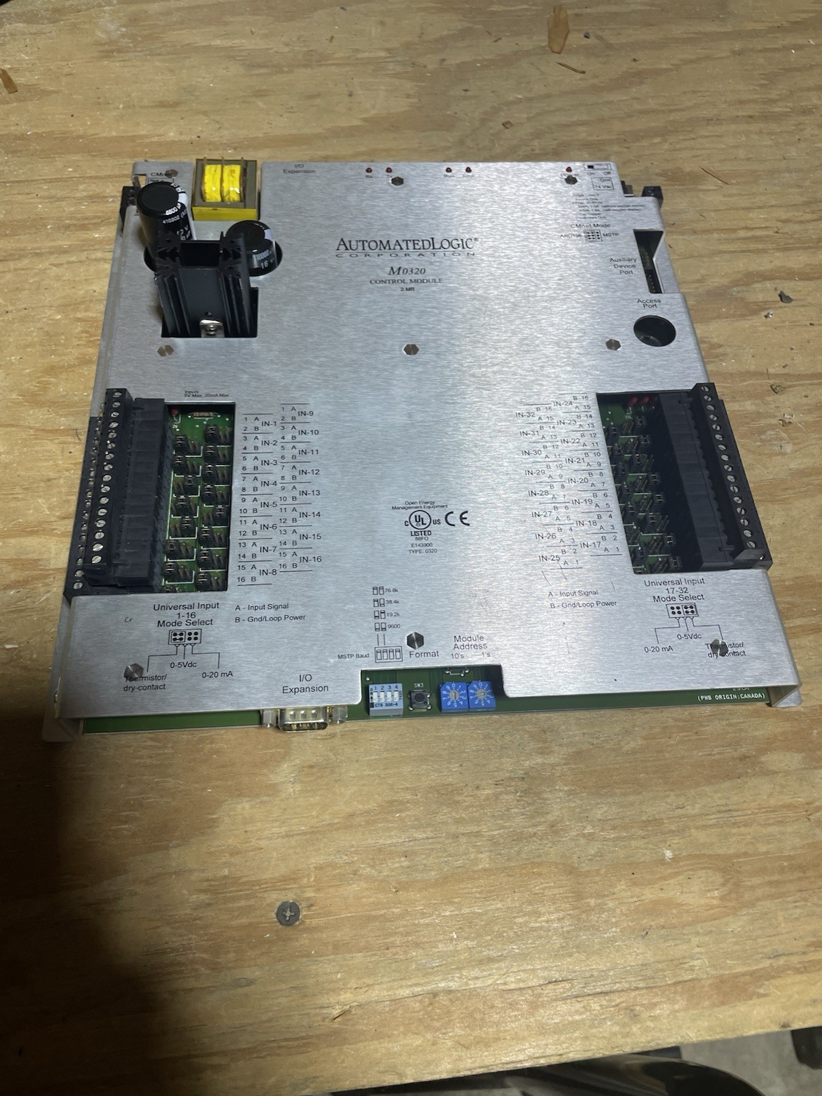 ALC Automated Logic MX0320 M-Line Expander Control Module, 32 Universal Inputs