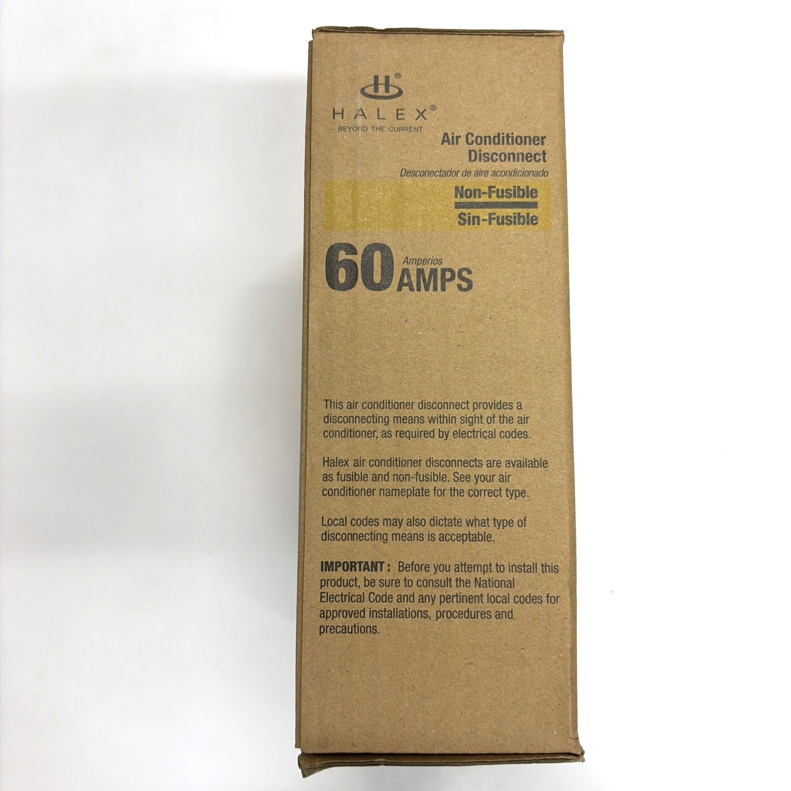 HALEX HNF60R 60-AMP Non-Fuse Air Conditioner Disconnect