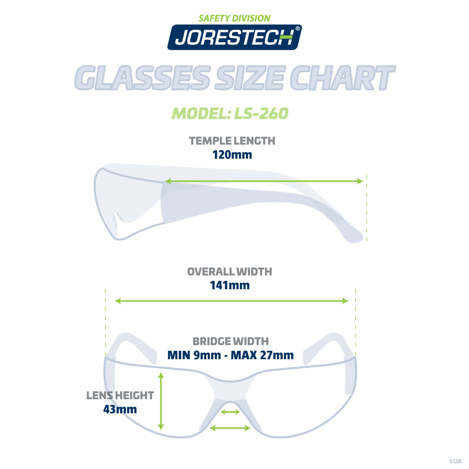 12 144 PAIR JORESTECH CLEAR/SMOKE UV LENS LOT SAFETY GLASSES BULK NEW