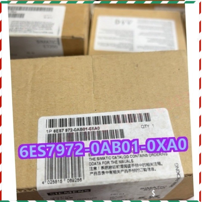 6ES7972-0AB01-0XA0 1PCS Brand New Siemens 6ES7 972-0AB01-0XA0 Fast Shipment