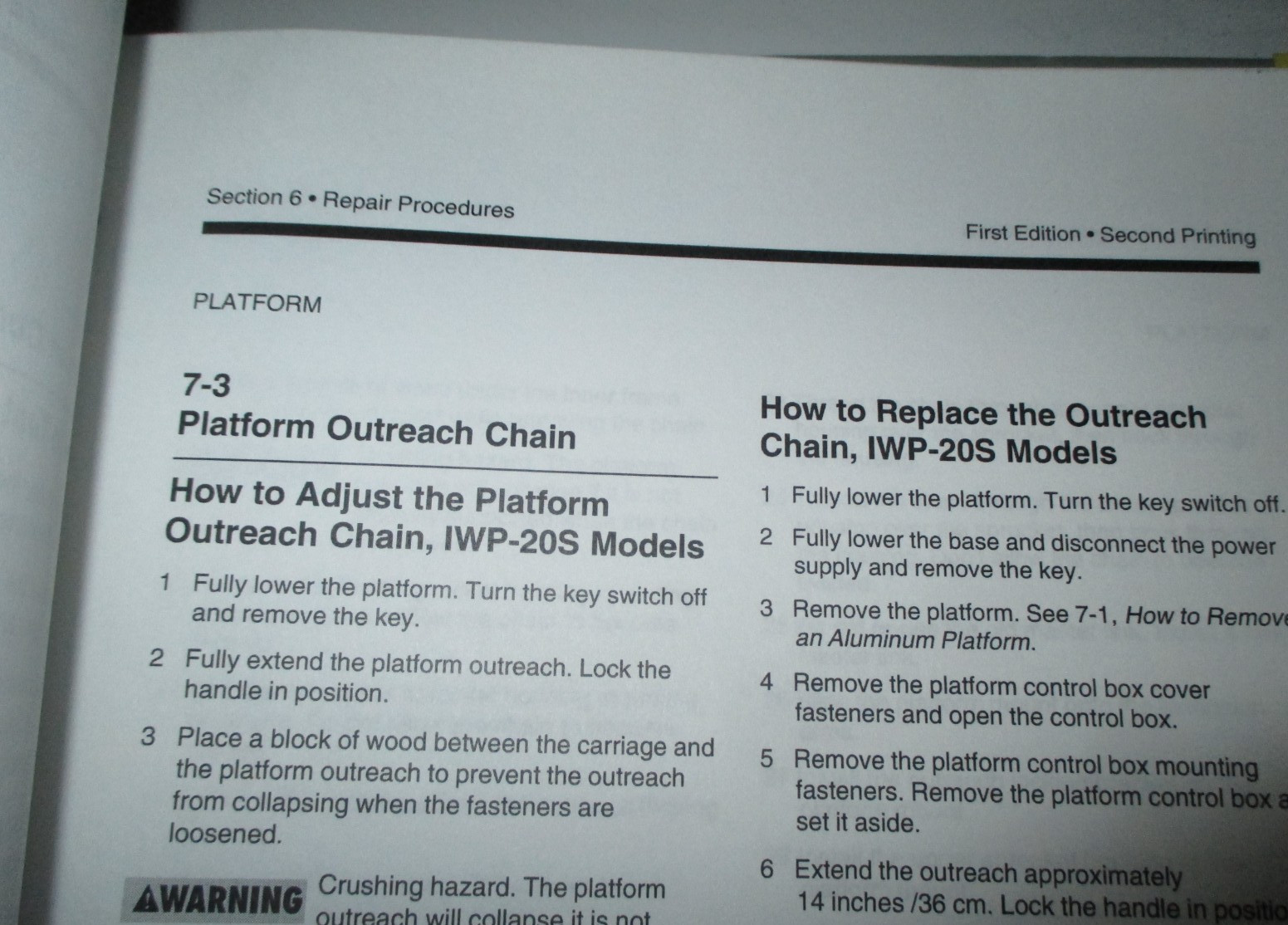 Genie AWP Super Series Parts Catalog & AWP IWP Work Platform Service Shop Manual