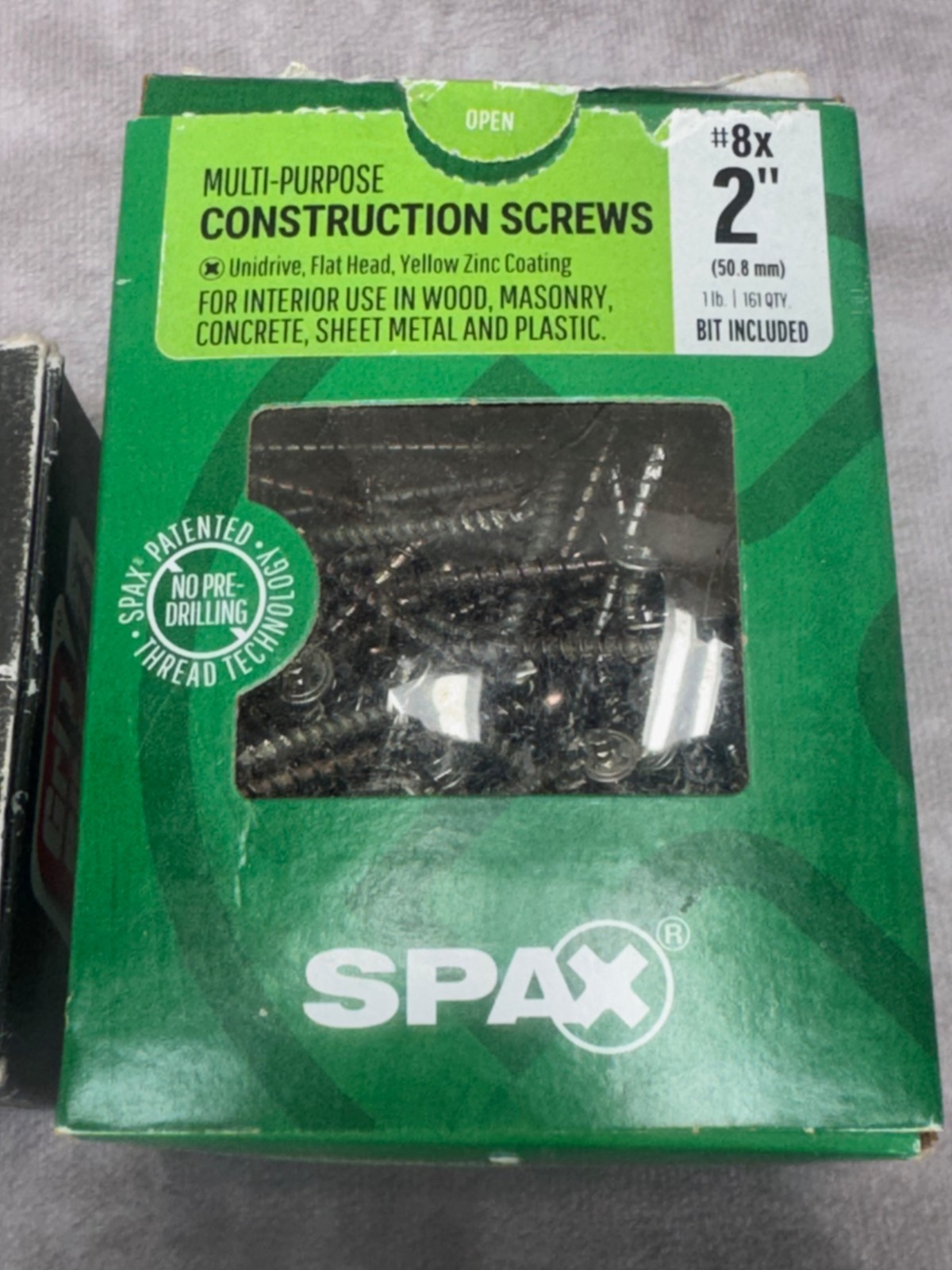 Lot of 6 Partial SPAX Construction Deck Screws Grip Rite Exterior Screws Mixed
