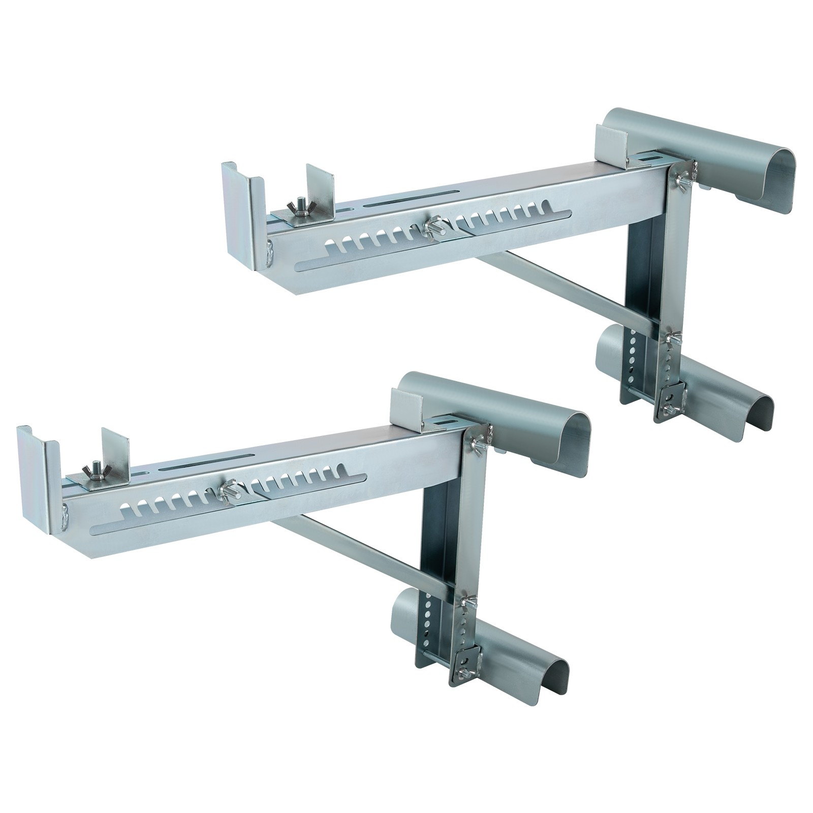 Pair of Heavy Duty Ladder Jacks 661lbs Capacity Scaffolding Bracket 2 Pcs US