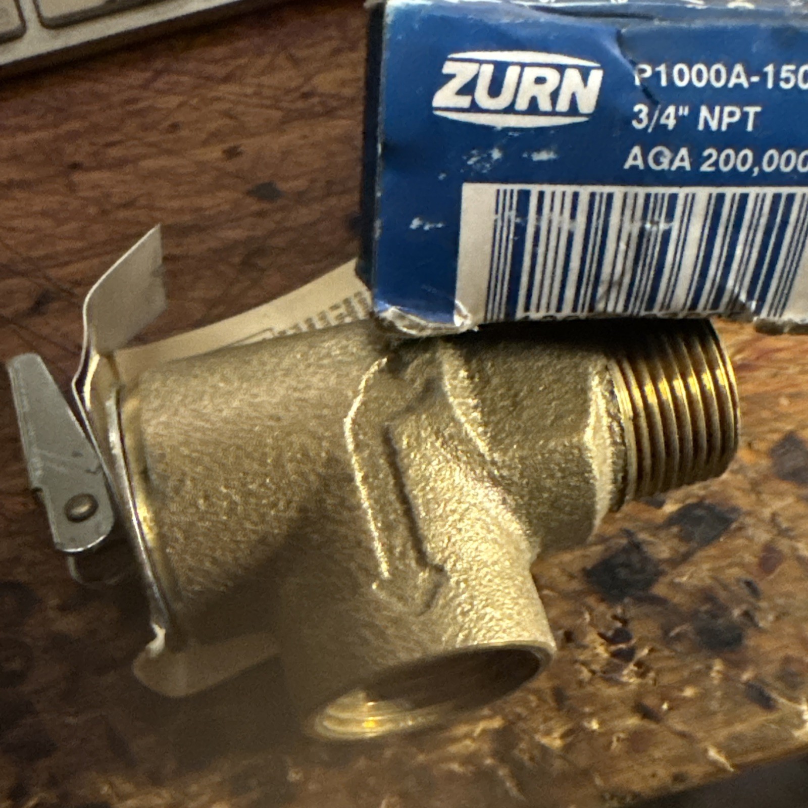 Wilkins Zurn Pressure Operated Relief Valve P1000A-150PSI 3/4” Ca shipping OEM