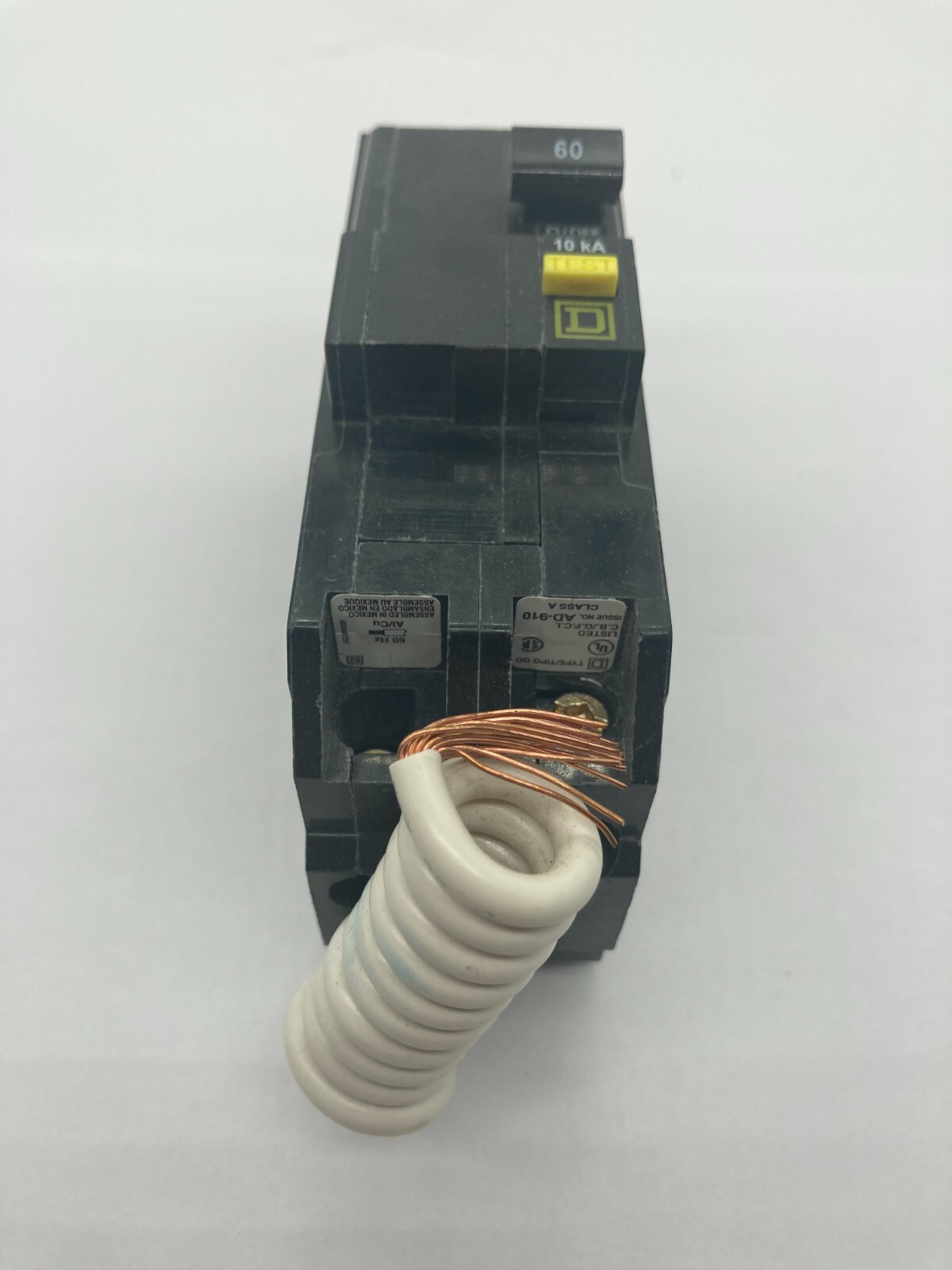 Square D QO260GFICP 2Pole 60 Amp 120 240V QO Plug In GFCI GFI Breaker New No Box