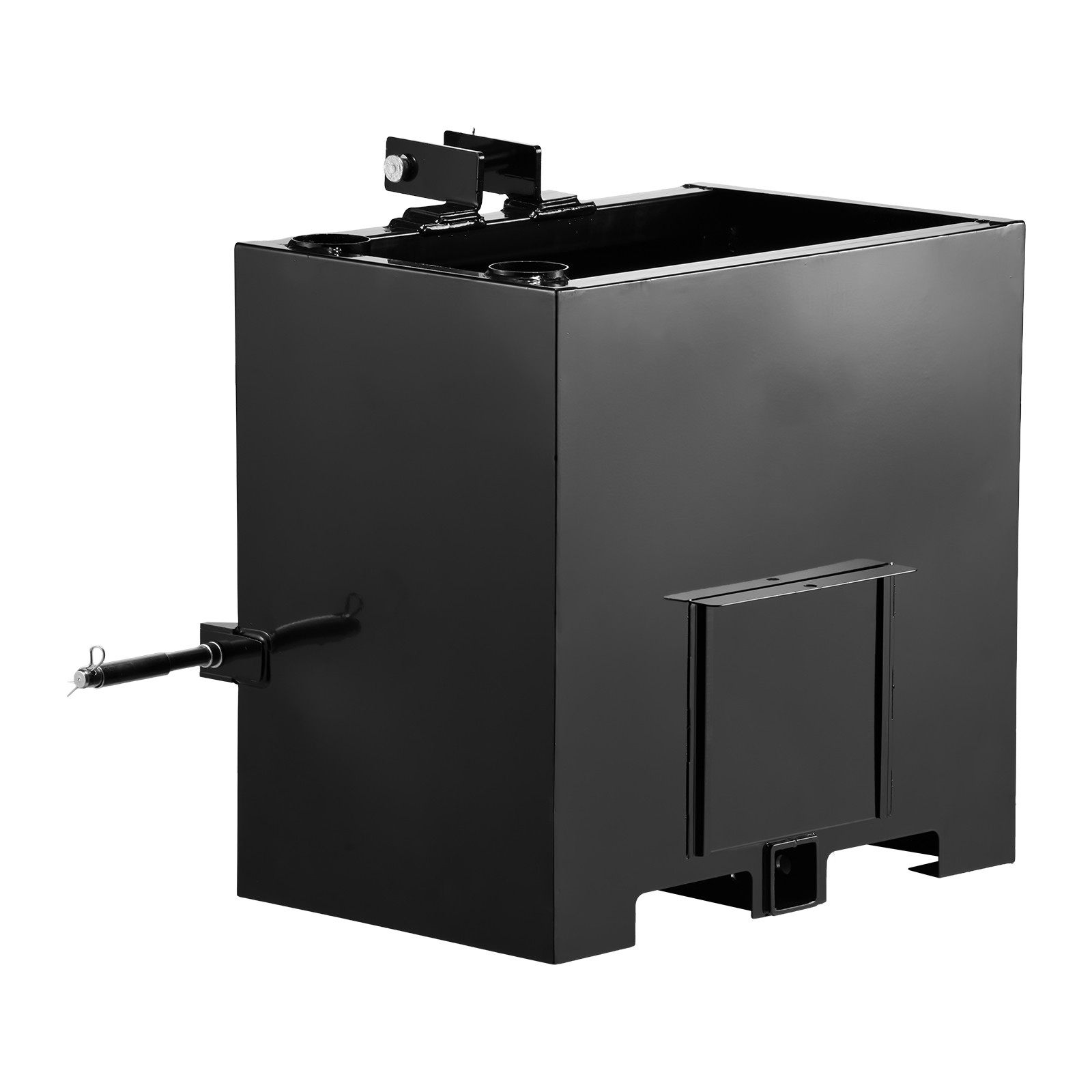 Ballast Box 3 Point Category 1 Tractor 5ft³ Capacity 800lb Black Quick Hitch