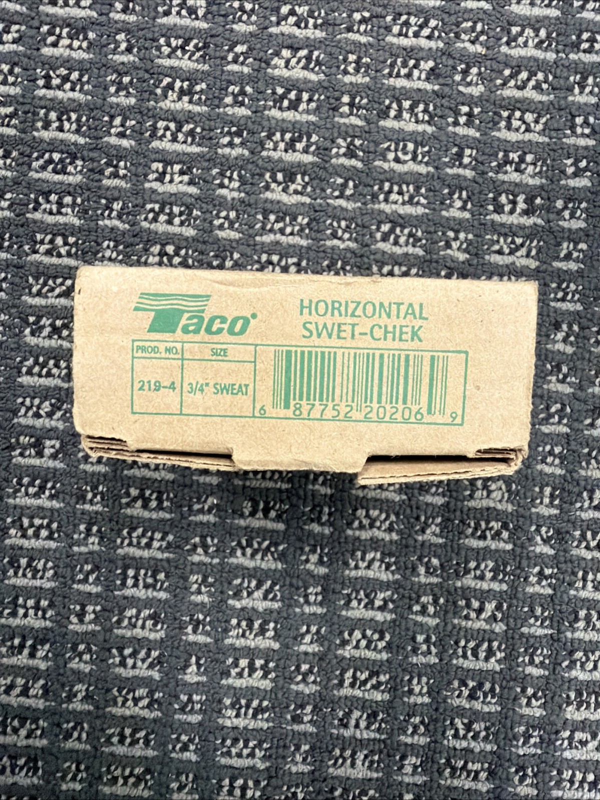 TACO 219-4 Bronze Horizontal Sweat-Chek valve check 3/4″