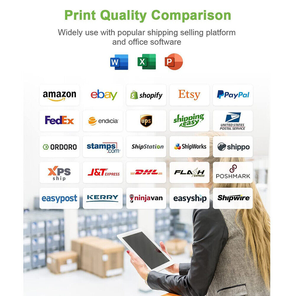 10000x 4″ x 6″ Fanfold Direct Thermal Shipping Labels for Zebra & Rollo Printers