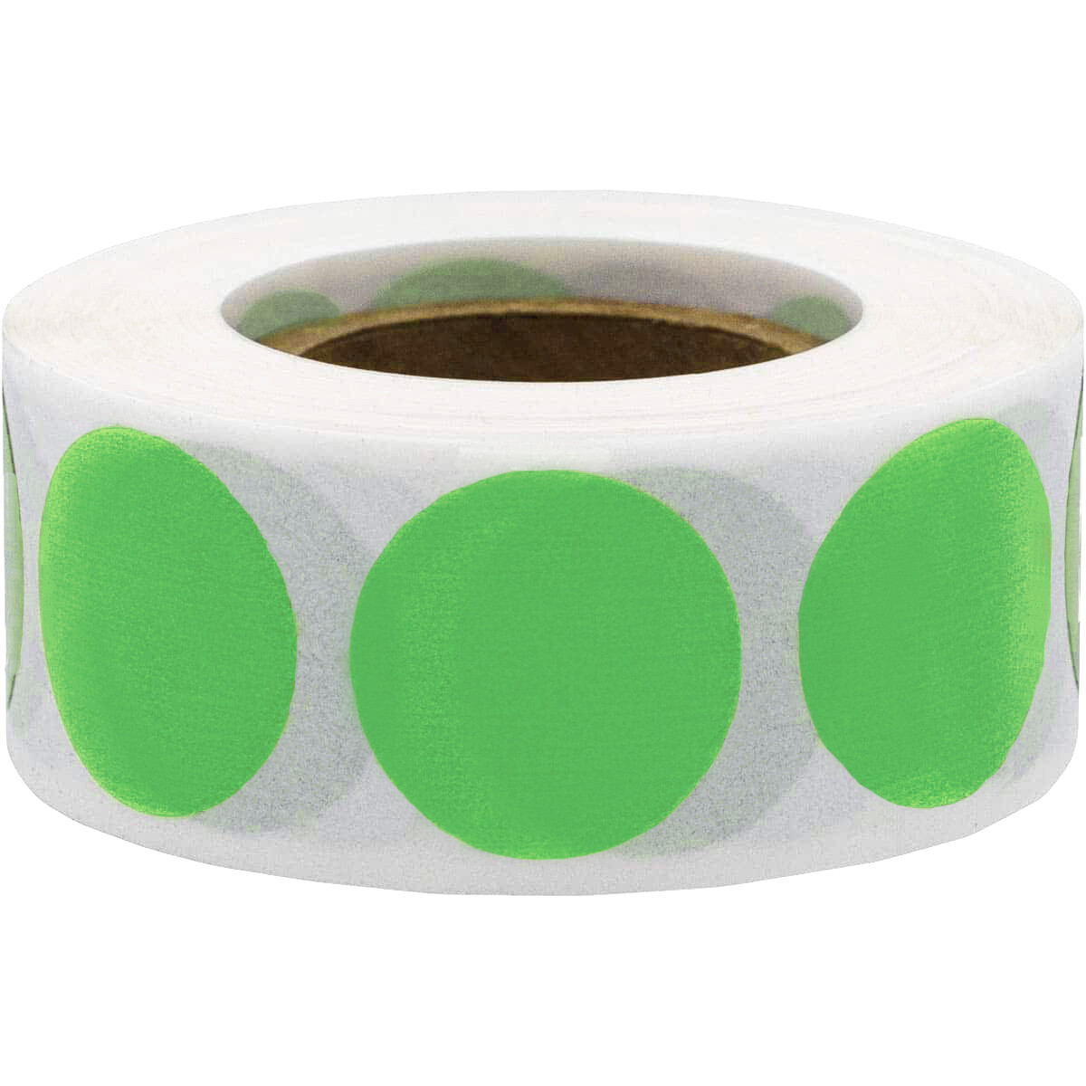 Circle Dot Stickers | 0.75″ Inch Round | 500 Pack | Pick One Color