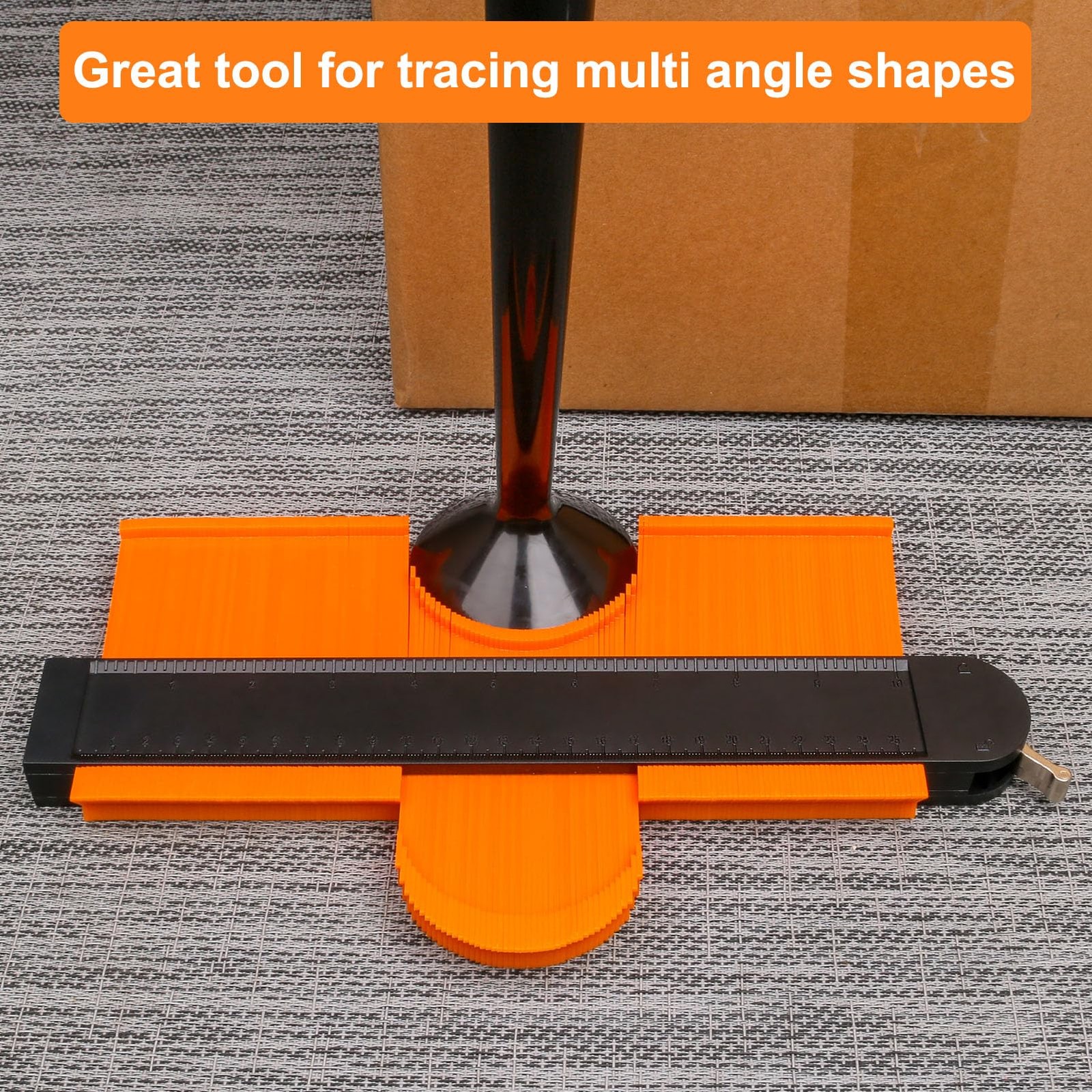 10 Inch Contour Gauge Tool Irregular Shape Duplicator for Woodworking Flooring