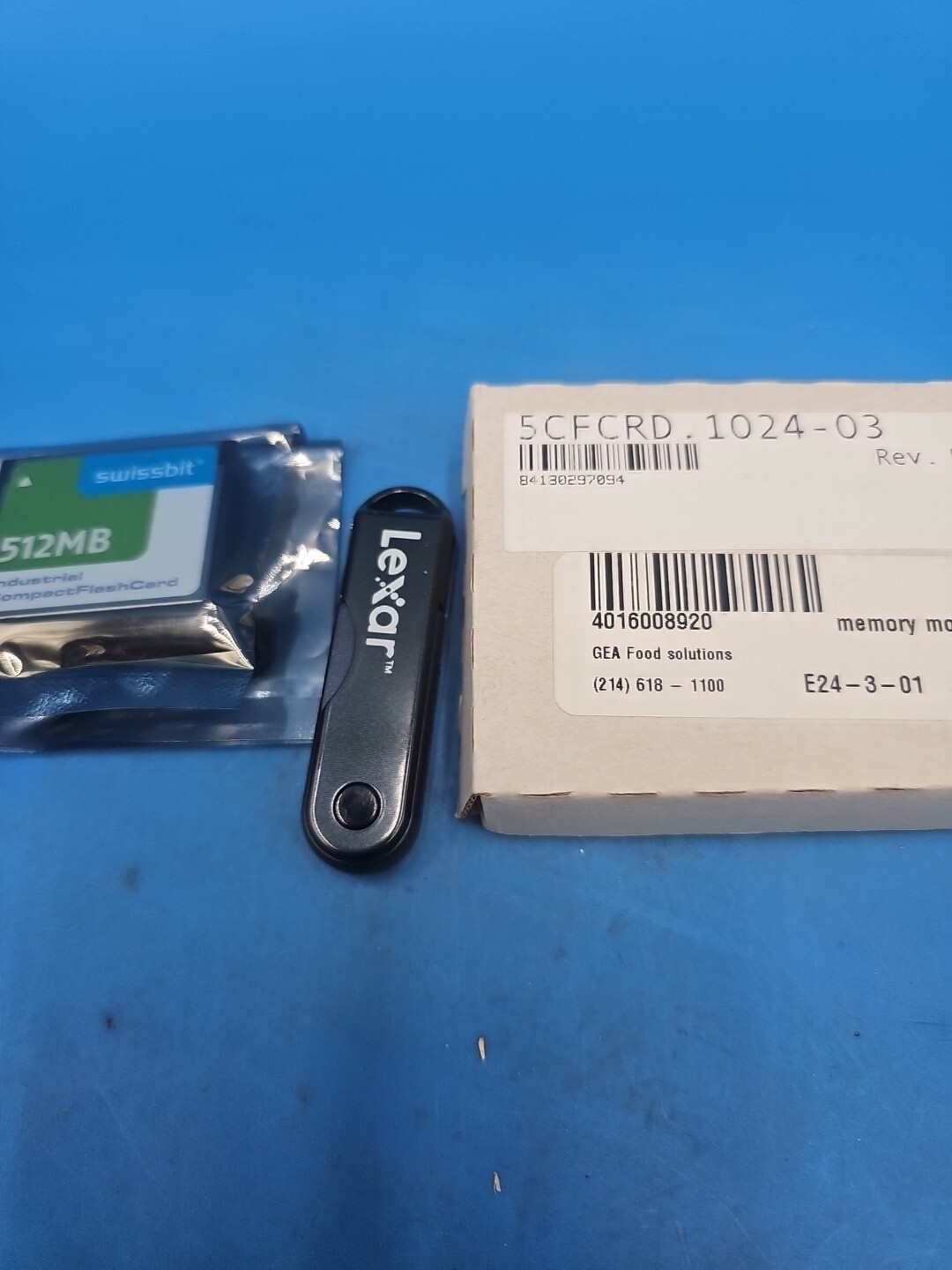 New B&R Automation 5CFCRD.1024-06 Swissbit Compact Flash Memory Card Module Unit