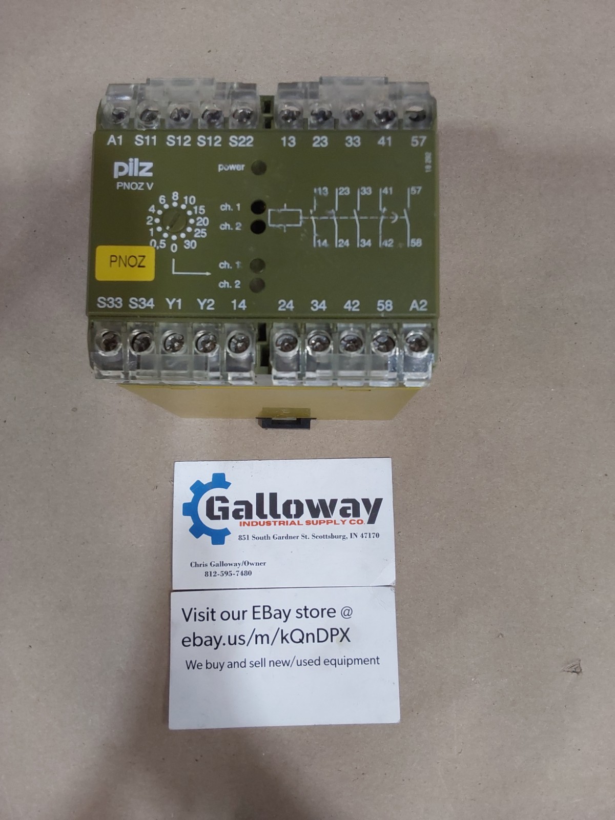 PILZ PNOZ V 30 s 24 V DC Safety Relay 474790