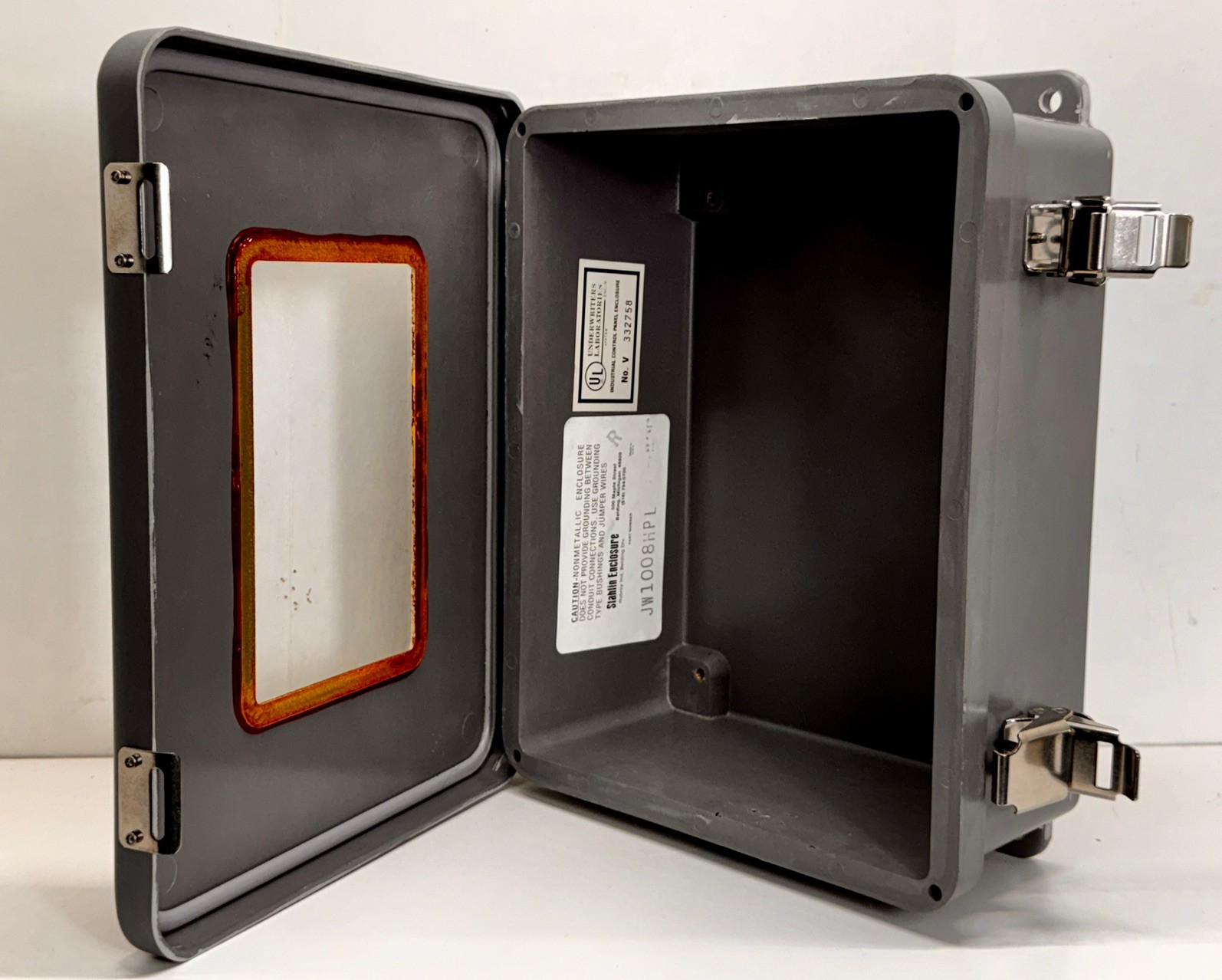 Stahlin JW1008HPL Fiberglass Electrical Control Panel Enclosure