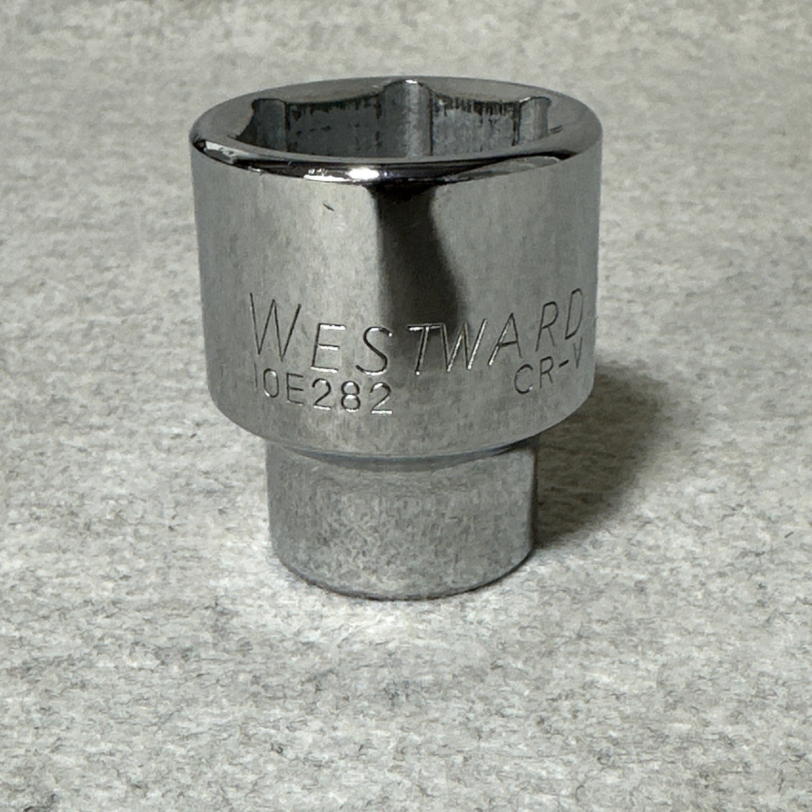 Westward 3/4 In Drive Socket 1-1/2″ Sae 6 Point Chrome Steel 10E282 Taiwan