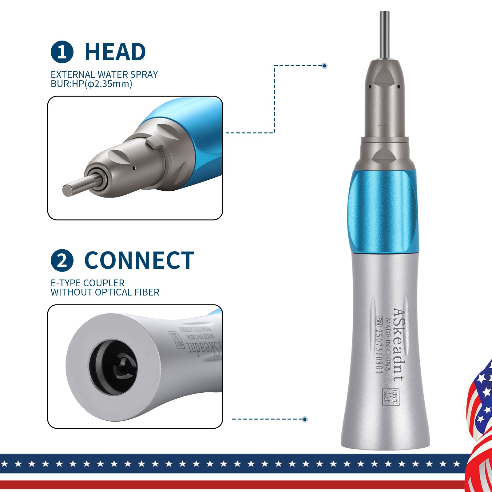 10* Yabangbang Dental Fast High Speed Handpiece Turbine 4 Hole Fit NSK Pana Max