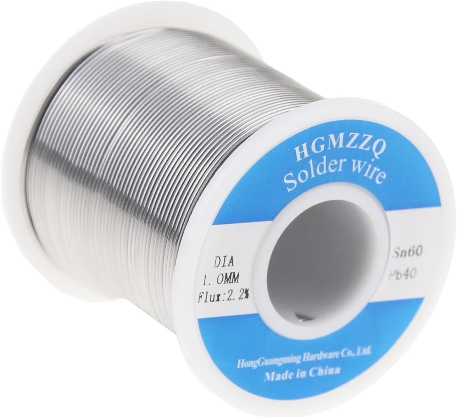 1lb Rosin Core Solder Wire – 60/40 Tin Lead 0.039inch for Effortless Soldering