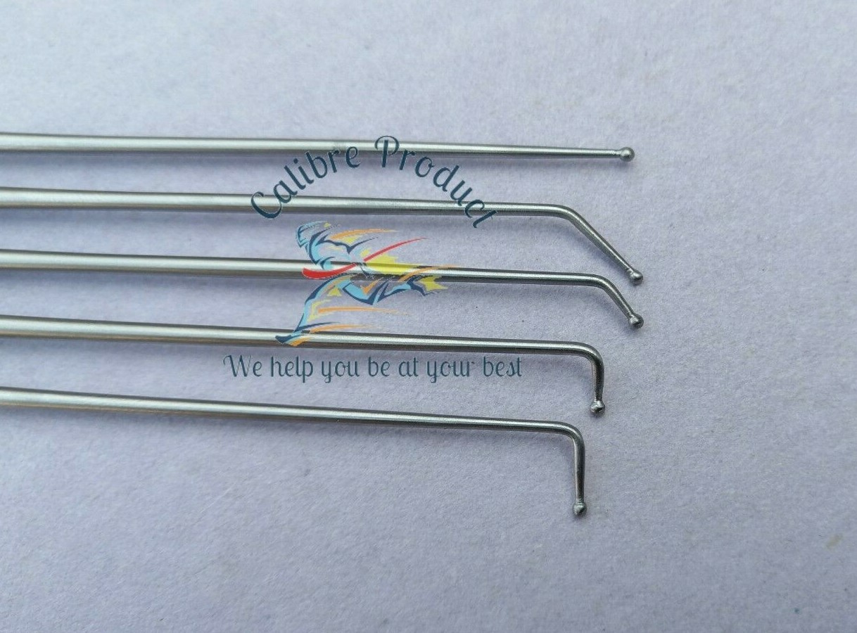 Neurosurgical Expanded RHOTON MICRO Ball Dissector Set 5 Surgical Instruments