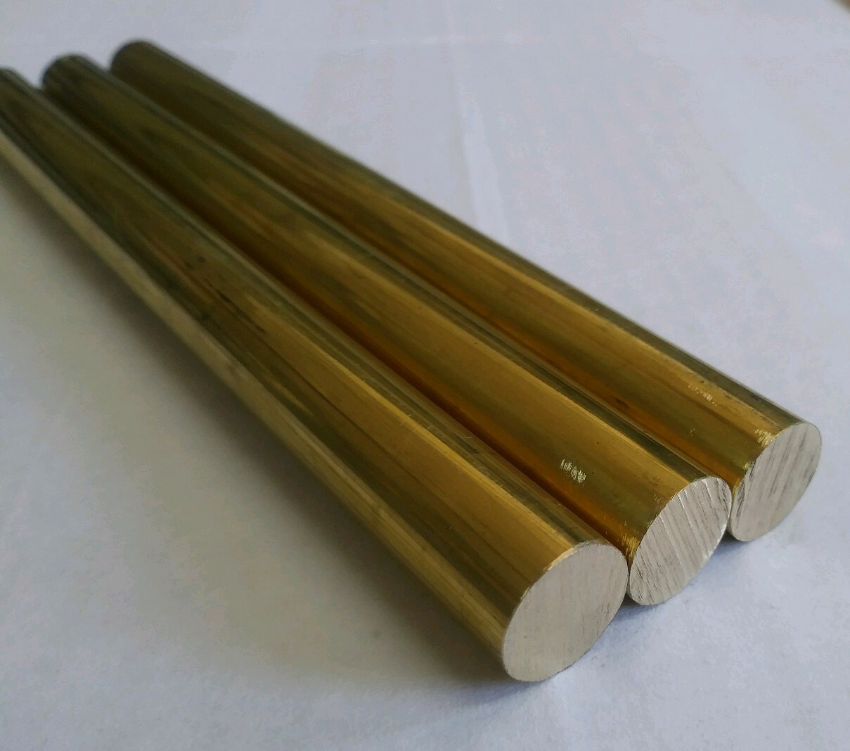 3 pc C360 brass .5″ round rod stock 6″ long lathe machinist new solid bar (1/2)