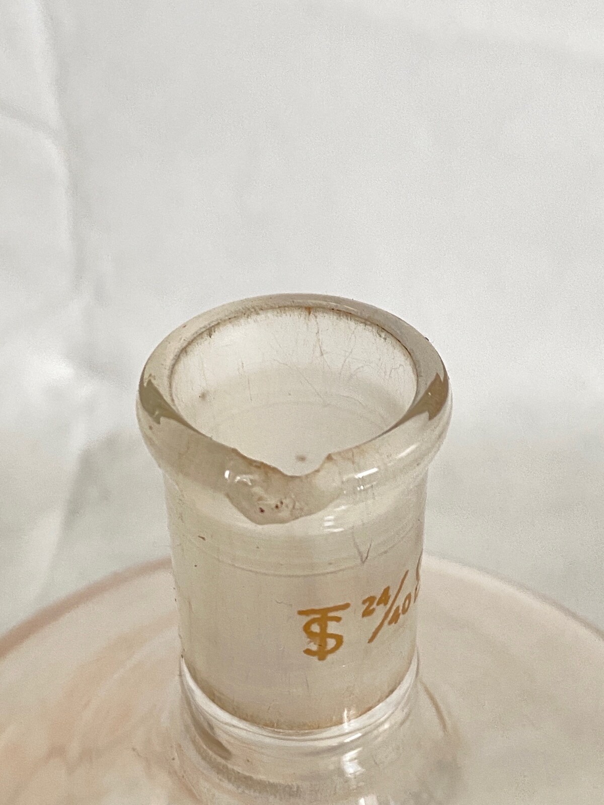 KONTES Glass 3000mL 24/40 Single Neck Round Bottom Boiling Flask 25285-3000 B