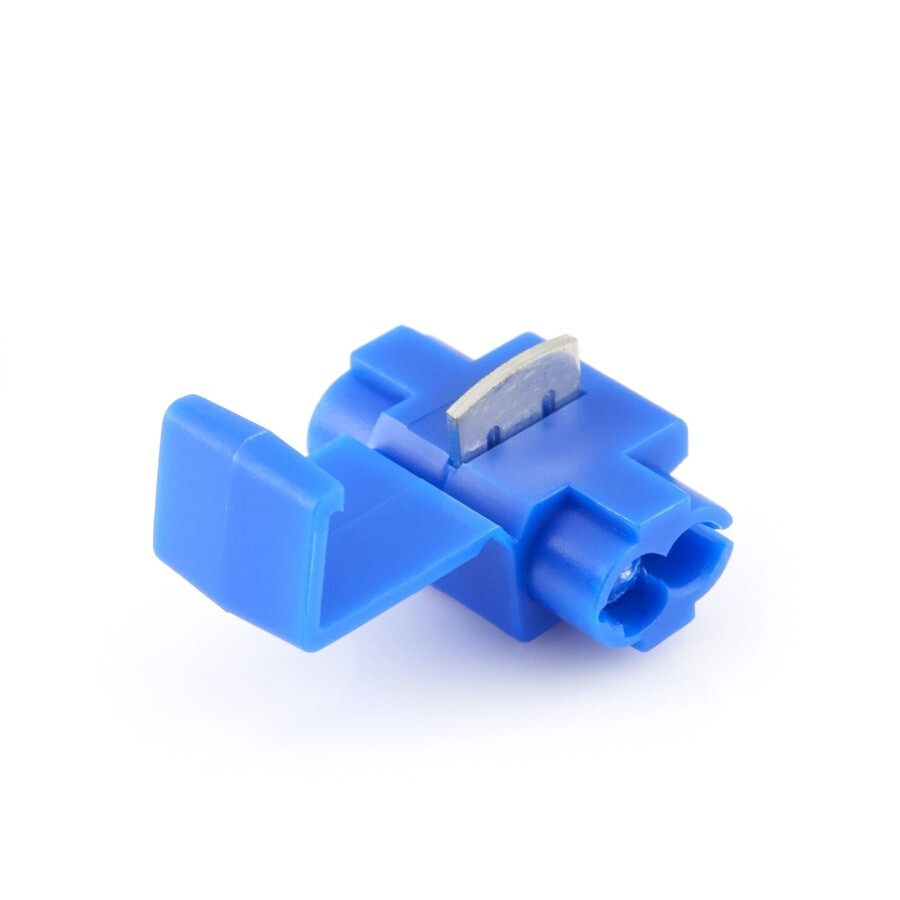 Blue Instant Tap Quick Splice Connector 16-14 Gauge Wire Terminal – 100 Pack