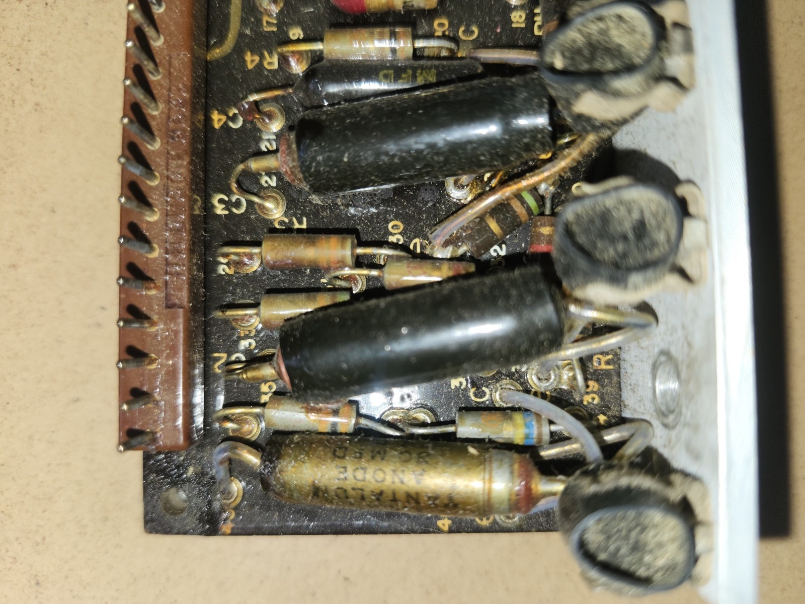 Vintage 1966 Industrial Servo Amplifier Board Part 27653 – Germanium Transistors